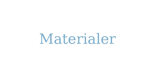 Materialer